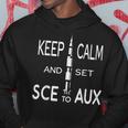 Keep Calm And Set Sce With Saturn For Rocket Science On Aux Kapuzenpullover Lustige Geschenke