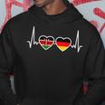 Kenya Germany Heartbeat Flag German Kenyan Kapuzenpullover Lustige Geschenke