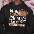 Klar Weiß Ich Alles Ich Bin Die Reiseleiterin S Kapuzenpullover Lustige Geschenke