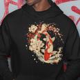 Koi Asian Carpe Koi Fish Sakura Cherry Blossom Season Sweat à capuche Cadeaux drôles