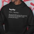 Leg Day Definition Funda Para Bomba De Gimnasio De Gran Tamaño Para Hombre Sudadera Regalos divertidos