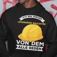 Legendary Construction Manager Builder Construction Site Saying Kapuzenpullover Lustige Geschenke