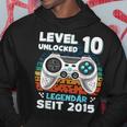 Level 10 Years Birthday Young Gamer 2015 Birthday Kapuzenpullover Lustige Geschenke