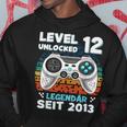 Level 12 Jahre Geburtstags Junge Gamer 2013 Geburtstag Kapuzenpullover Lustige Geschenke