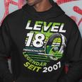 Level 18 Birthday Boy Gamer Man Decoration Age 2007 Kapuzenpullover Lustige Geschenke