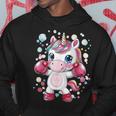 Lindo Unicornio De Boxeo Sudadera Regalos divertidos