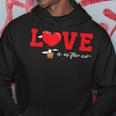 Love Is In The Air Flying Hot Air Balloon Kapuzenpullover Lustige Geschenke