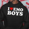 I Love Emo Boys Kapuzenpullover Lustige Geschenke