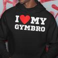 I Love My Gymbro Y2k Sigma Red Heart Kapuzenpullover Lustige Geschenke