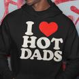 I Love Hot Dads I Heart Hot Dads I Adore Hot Dad Kapuzenpullover Lustige Geschenke