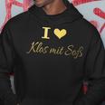 I Love Klos With Sauce Franken Dumplings Upper Franken Heart Kapuzenpullover Lustige Geschenke