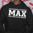 Max First Name Saying Max Kapuzenpullover Lustige Geschenke