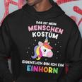 Mein Menschen Bin Einhorn For Carnival Kapuzenpullover Lustige Geschenke