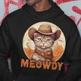 Meowdy Cat Meow Cowboy Hat Country Music Texas Kapuzenpullover Lustige Geschenke