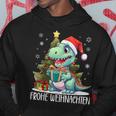 Merry Christmas Family Children's DinosaurRex Christmas Kapuzenpullover Lustige Geschenke