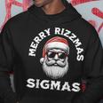 Merry Rizzmas Sigmas Rizz Christmas Santa N Gen Alpha Kapuzenpullover Lustige Geschenke