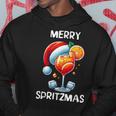 Merry Spritzmas Christmas Cocktail Holiday Drink Kapuzenpullover Lustige Geschenke