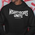 Misanthropes Unite Astociales Inverted Distressed Kapuzenpullover Lustige Geschenke