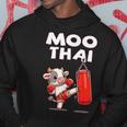 Moo Thai Muay Thai Cow Thai Boxing For Children Muay Thai Kapuzenpullover Lustige Geschenke