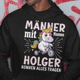 Name Holger Birthday Saying First Name Holger Kapuzenpullover Lustige Geschenke