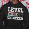 Nivel 44 Desbloqueado 44 Años Regaloideo Gamer 44 Cumpleaños Sudadera Regalos divertidos