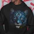 Obra De Arte Tigre Ojos Azules Arte Animal Tigre Sudadera Regalos divertidos
