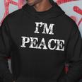 I Come In Peace I'm Peace Couples Matching Kapuzenpullover Lustige Geschenke