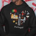 Portugal Lisbon Card Icon Traditional Keepsake Kapuzenpullover Lustige Geschenke