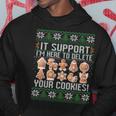 It Programmer Cookies I Ugly Christmas Jumper Kapuzenpullover Lustige Geschenke