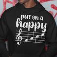 Put On A Happy Face Music Gráfico Divertido Para El Músico Sudadera Regalos divertidos