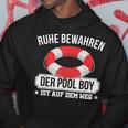 Quiet Keep The Pool Boy Lifeguard Pool Boy Kapuzenpullover Lustige Geschenke