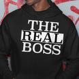 The Real Boss Kapuzenpullover Lustige Geschenke