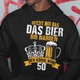 Reicht Mir Das Bier Ihr Narren Der König Wird 50 Bier Kapuzenpullover Lustige Geschenke