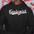 Retro Swoosh Job Title Geologist Sudadera Regalos divertidos