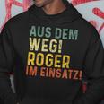 Roger Lustiger Spruch Nameorname Kapuzenpullover Lustige Geschenke