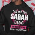 Sarah Name First Name Kapuzenpullover Lustige Geschenke