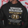 Schonend Behandeln Oldtimer Ist 71 Jahre 71St Birthday Kapuzenpullover Lustige Geschenke