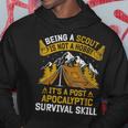 Scout Apocalíptico Supervivencia Habilidad Divertido Estilo Deida Scout Sudadera Regalos divertidos