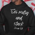 Sei Mutig Und Stark Josua 19 Kapuzenpullover Lustige Geschenke