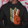 Signo De La Paz Amor Mano Dedo Signo De La Paz Retro Sudadera Regalos divertidos