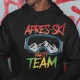 Skifahren Winter Sport Ski Party Lustiges Team Apres Ski Kapuzenpullover Lustige Geschenke