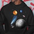 Space Motif Universe Stars Solar System Planets Sun Kapuzenpullover Lustige Geschenke