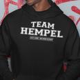 Team Hempel Proud Surname Last Name Kapuzenpullover Lustige Geschenke