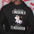 Tenor Horn Tenor Hornist Unicorn Slogan Idea Kapuzenpullover Lustige Geschenke