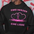 Two Hearts One Love Kapuzenpullover Lustige Geschenke