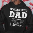 Updated To Papa-Level Unlocked Approx 2025 New Daddy Gamer Kapuzenpullover Lustige Geschenke