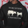 Végétalien Seule Différence Estotre Perception Sweat à capuche Cadeaux drôles