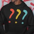 Vintage Question Mark Kapuzenpullover Lustige Geschenke