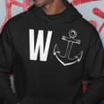 W Anchor W'anker Sweat à capuche Cadeaux drôles