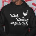 Weck Worscht Un Gude Woi Hessen Pfalz Saying Dialect Kapuzenpullover Lustige Geschenke